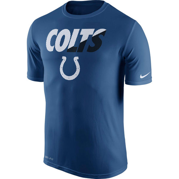 Men NFL Indianapolis Colts Nike Legend Staff Practice Performance TShirt  Royal Blue->nfl t-shirts->Sports Accessory